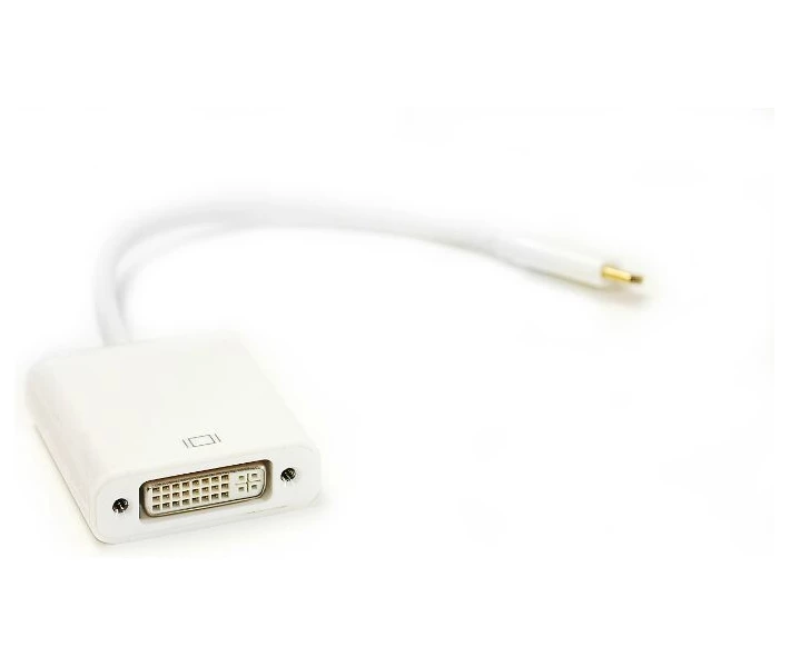 Фото - адаптер и кабель Кабель PowerPlant USB Type-C - DVI, 15cm (DV00DV4063)