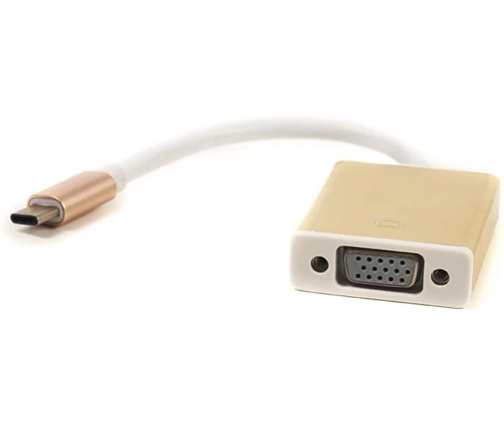 Фото - адаптер и кабель Кабель PowerPlant USB Type-C - VGA, 15cm (DV00DV4064)