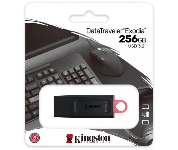 Фото - флешку Флеш-память USB Kingston DT Exodia 256GB Black + Pink USB 3.0 (DTX/256GB)