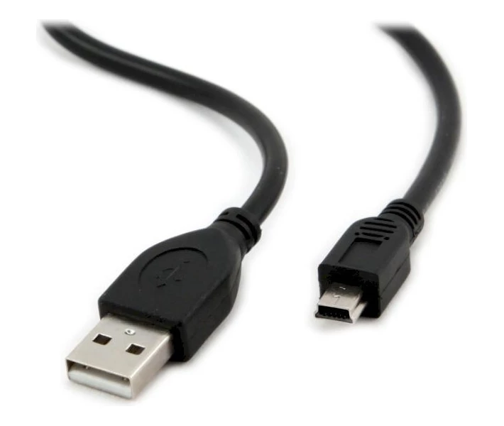 Фото - адаптер и кабель Кабель Cablexpert mini USB2.0, A-папа/mini USB 5-пин, 1,8м (CCP-USB2-AM5P-6)
