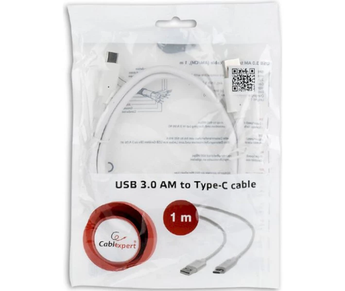 Фото - адаптер и кабель Кабель Cablexpert USB 3.0 A-папа/C-папа, 1м (CCP-USB3-AMCM-1M)