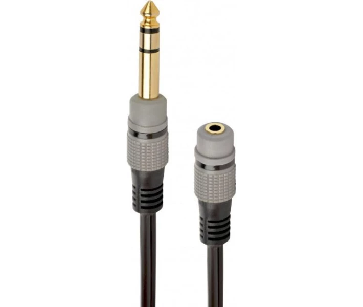 Фото - адаптер и кабель Адаптер Cablexpert 6.35мм M/F 3.5 мм (A-63M35F-0.2M)