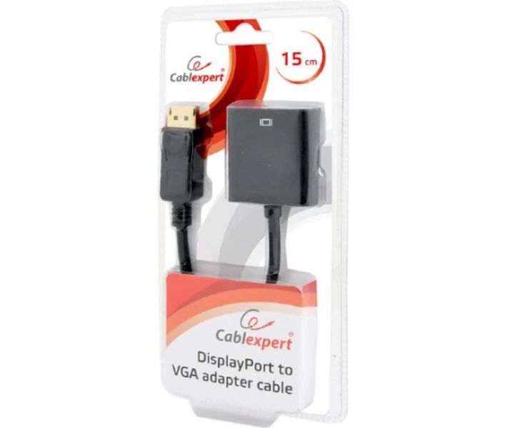 Фото - адаптер и кабель Адаптер Cablexpert DisplayPort на VGA (AB-DPM-VGAF-02)