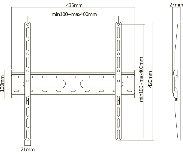 Фото - кронштейн для телевизора Кронштейн UniBracket BZ 03-40