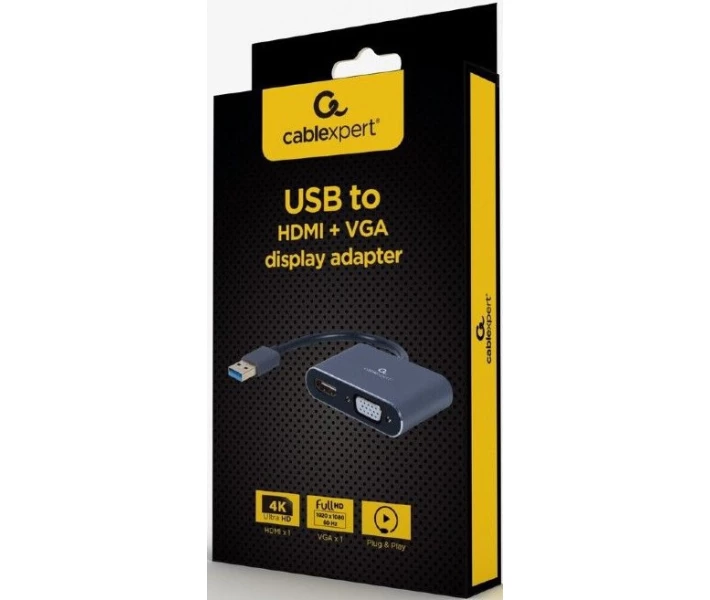 Фото - адаптер и кабель Адаптер Cablexpert HDMI - DisplayPort, 4K (A-HDMIM-DPF-01)
