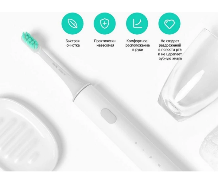 Фото - зубную щетку Зубная щетка Xiaomi MiJia Sound Electric Toothbrush White (DDYS01SKS)