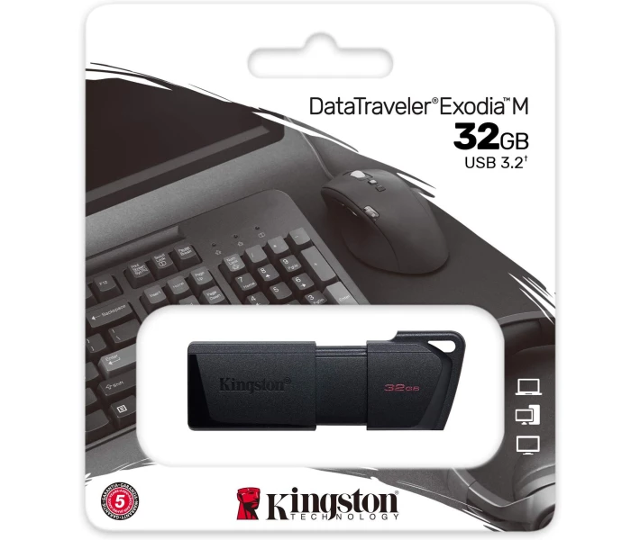 Фото - флешку Флэш-память USB Kingston DT Exodia M 32GB Black + Black USB 3.2 (DTXM/32GB)