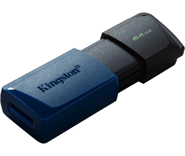 Фото - флешку Флэш-память USB Kingston DT Exodia M 64GB Black + Blue USB 3.2 (DTXM/64GB)