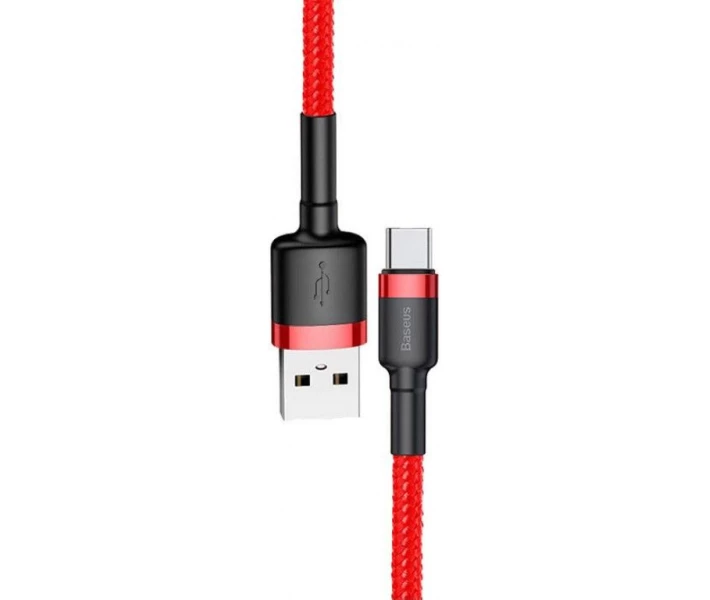 Фото - адаптер и кабель Кабель Baseus USB to Micro 2.4A 1m (CAMKLF-B09) Red/Red