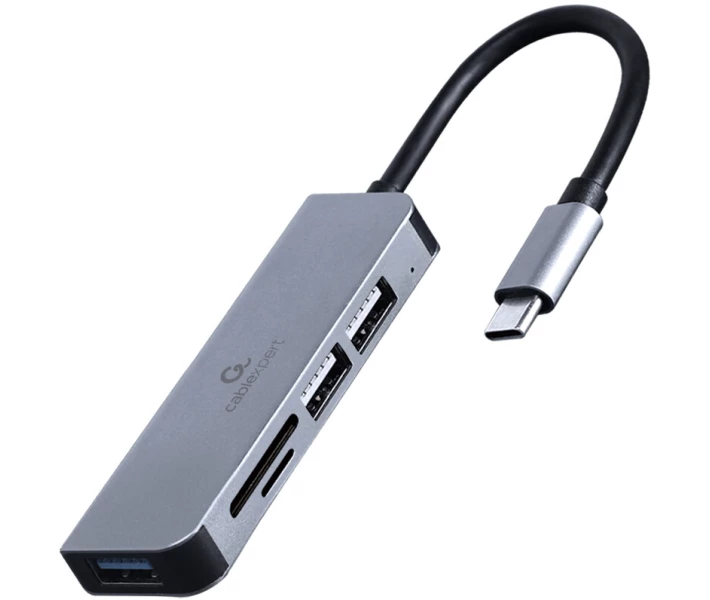 Фото - кардридер Концентратор USB2.0/USB3.2 Gen1 Cablexpert (UHB-CM-CRU3P1U2P2-01)