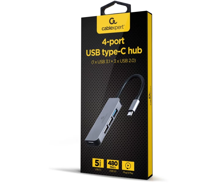 Фото - кардридер Концентратор USB2.0/USB3.2 Gen1 Cablexpert (UHB-CM-U3P1U2P3-01)