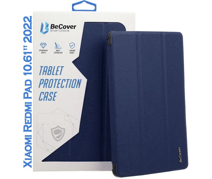 Фото - чехол Чехол-книжка BeCover Smart Case для Xiaomi Redmi Pad 10.61" 2022 Deep Blue (708723)