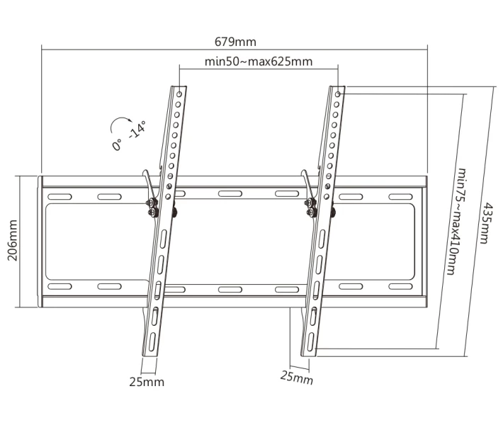 Фото - кронштейн для телевизора Кронштейн UniBracket BZ 01-61