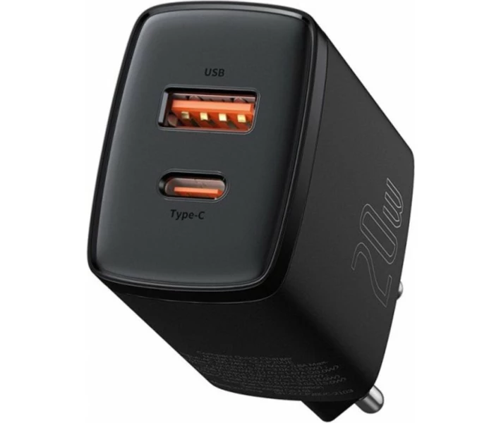 Фото - зарядное устройство для телефона и планшета Зарядное устройство Baseus 20W U+C QC (CCXJ-B01) черн.