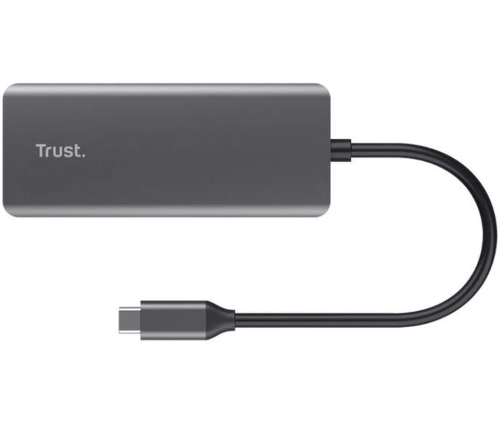 Фото - кардридер Док-станция USB-C Trust Dalyx Aluminium Dock 6in1 (24968)