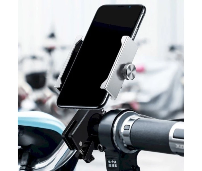Фото - автомобильный держатель Держатель Baseus Knight Motorcycle holder Silver