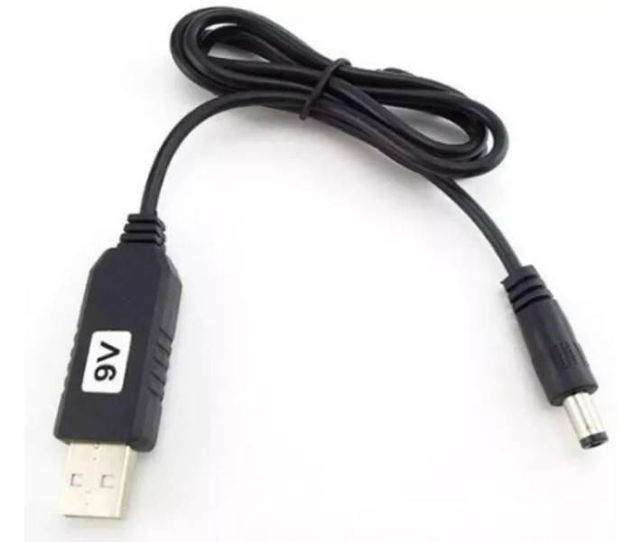 Фото - адаптер и кабель Кабель Power Boost cable USB - DC 5.5x2.1 9V 1 м черный