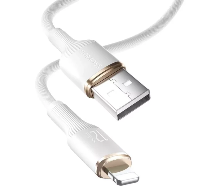 Фото - адаптер и кабель Кабель Romoss CB1224 USB-Ligh 2.4A 2m (CB1224-821-134H)белый