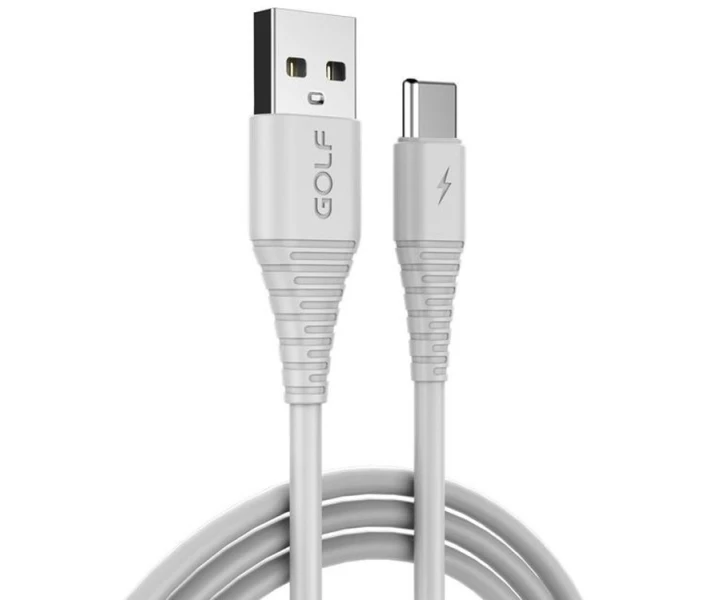 Фото - адаптер и кабель Кабель Golf USB/Type-C 3A (GC-64T) белый