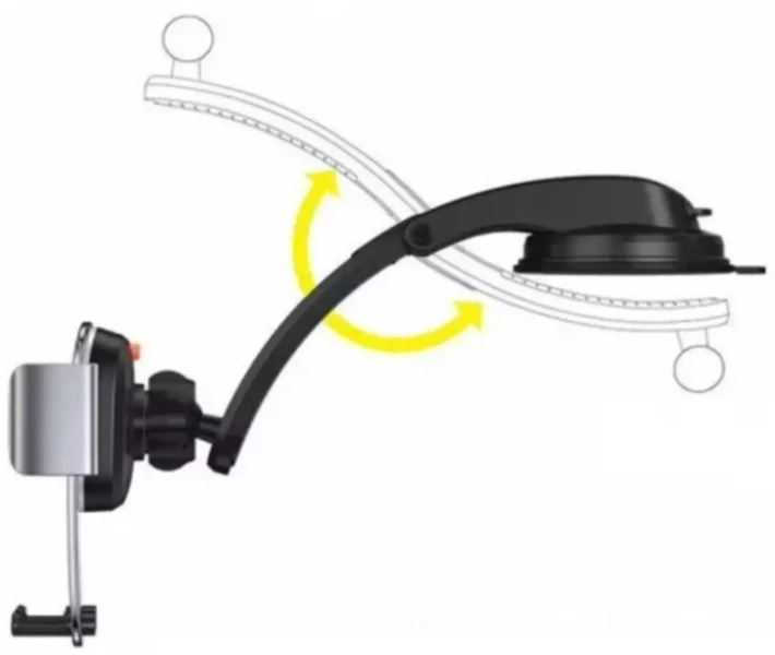 Фото - автомобильный держатель Автодержатель Baseus Easy Control Clamp Car Mount Holder (SUYK000001) черный
