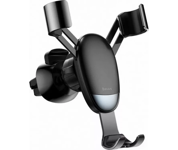 Фото - автомобильный держатель Baseus Mini Gravity Golder Air type Black (SUYL-G01)