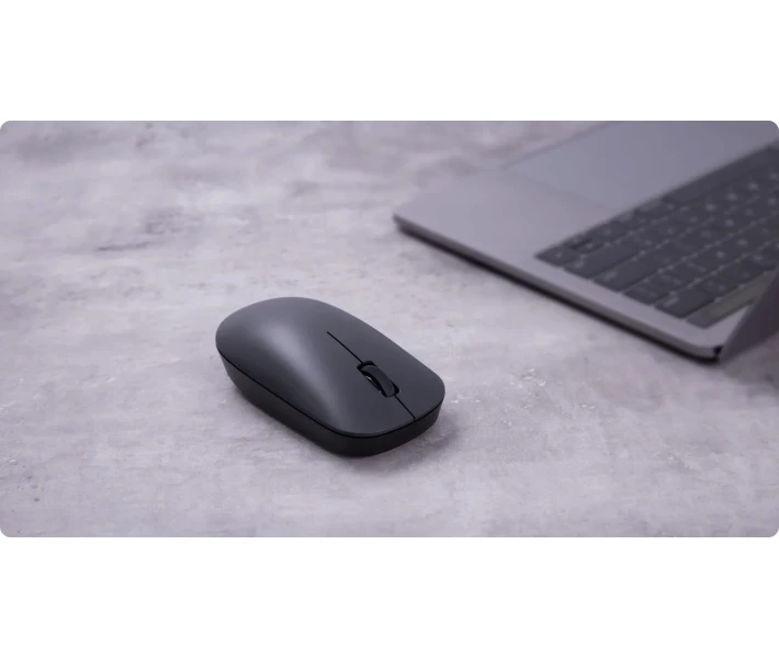 Фото - мышку для ноутбука Мышь Xiaomi Wireless Mouse Lite Black