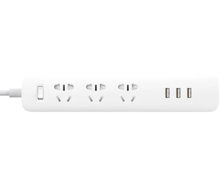 Фото - сетевой фильтр Удлинитель Mi Power Strip (3 розетки+3 USB) 27W Fast Charge