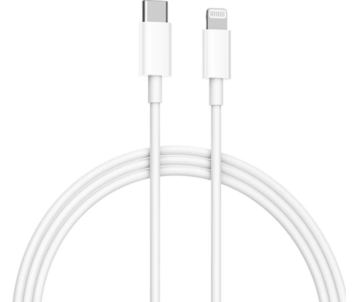Фото - адаптер и кабель Xiaomi Type-C Lighting Mfi 18W 1m(BHR4421GL)бел.