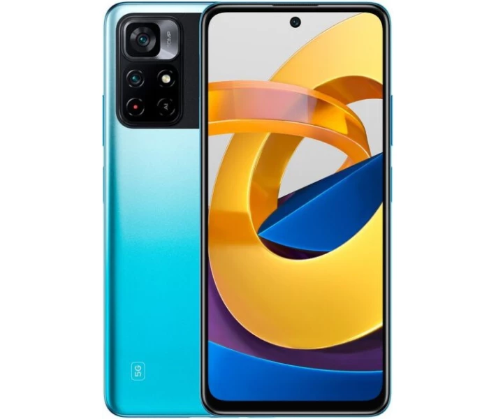 Фото - смартфон и мобильный телефон Poco M4 Pro 5G 4/64GB Cool Blue(21091116AG)