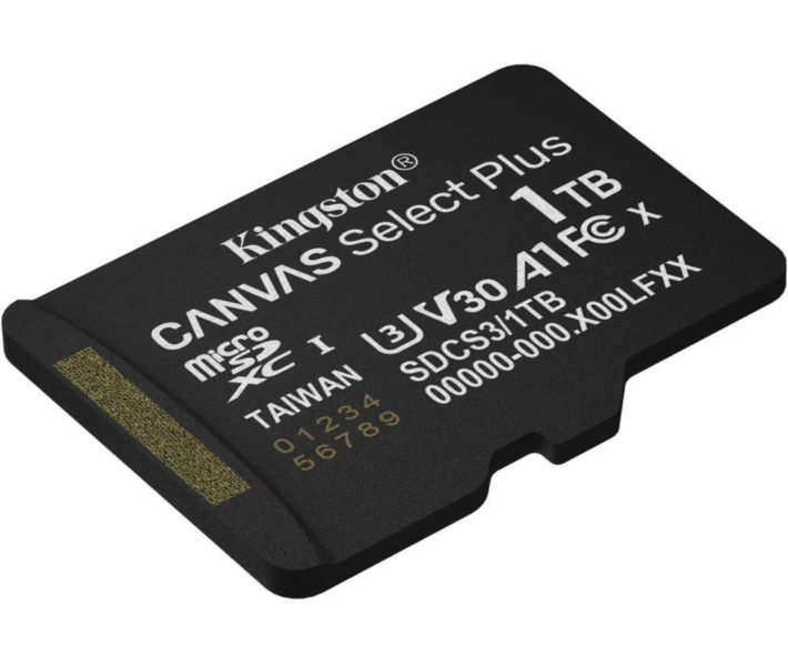 Фото - карту памяти Карта памяти Kingston MicroSDXC 1TB Canvas Select Plus Gen3 150MB/s A1 (SDCS3/1TBSP)