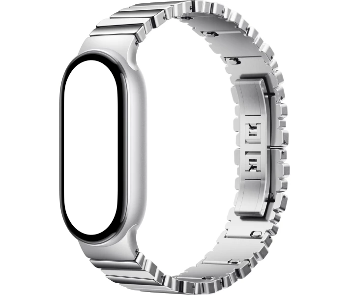 Фото - аксессуар к смарт-чсасам Ремешок Xiaomi к Band 10 Asymmetrical Metal Strap Серебряный BHR07YHGL