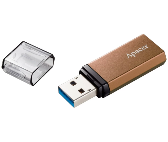 Фото - флешку Флеш-память USB Apacer AH25C 128GB Bronze Brown USB 3.2 (AP128GAH25CJ-1)