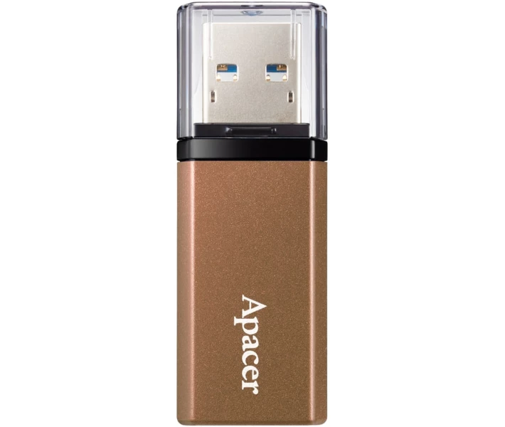 Фото - флешку Флеш-память USB Apacer AH25C 128GB Bronze Brown USB 3.2 (AP128GAH25CJ-1)
