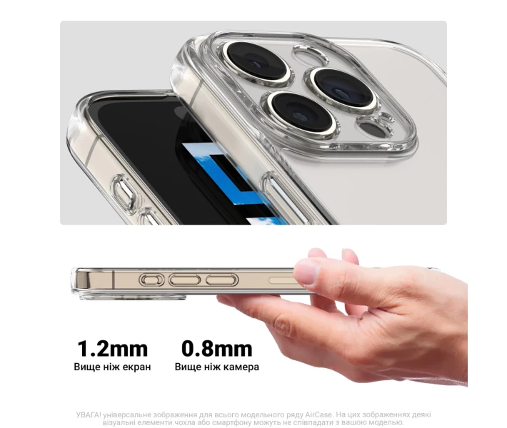 Фото - чехол для смартфона Чехол ArmorStandart Air Camera cover Clear (ARM79715) для Xiaomi Redmi Note 14 Pro 4G