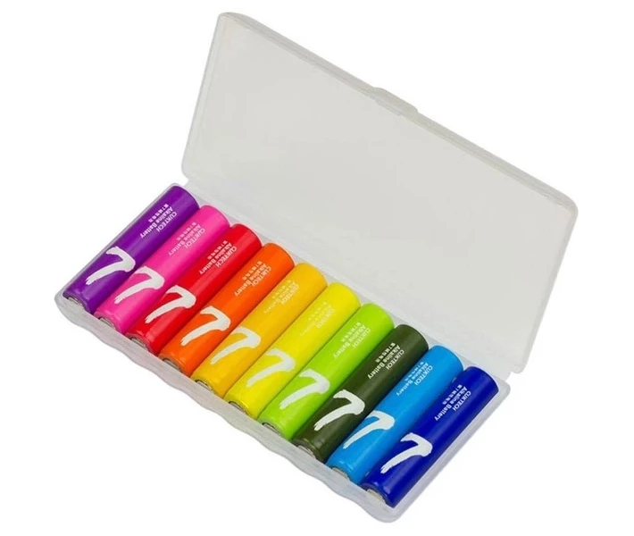 Фото - батарейку и аккумулятор Батарейка CUKTECH Rainbow AAAAlkaline (B07) 10шт/бл