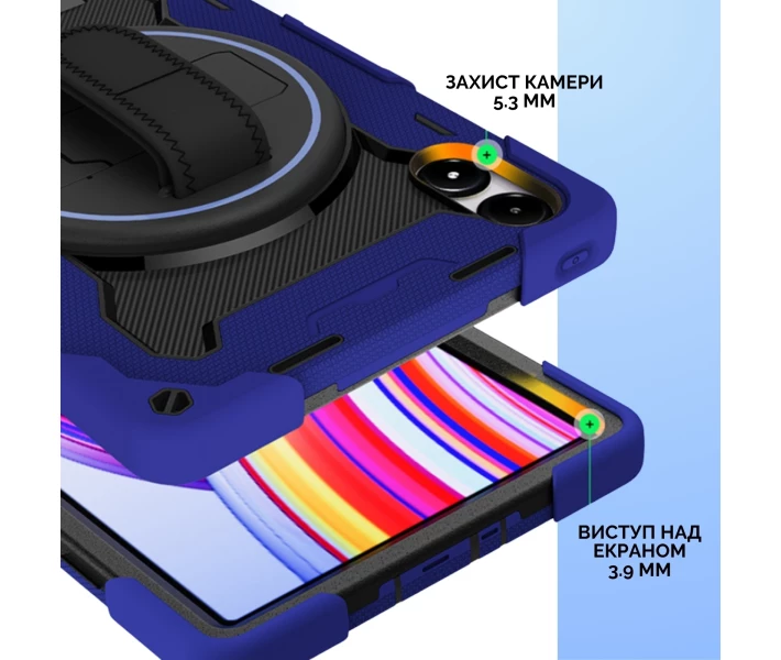 Фото - чехол Бронированный чехол (Horizontal handle) Becover для Xiaomi Redmi Pad 2 Pro 12.1'' Deep Blue (715504)