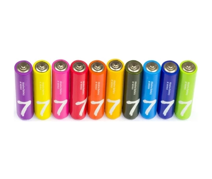 Фото - батарейку и аккумулятор Батарейка CUKTECH Rainbow AAAAlkaline (B07) 10шт/бл