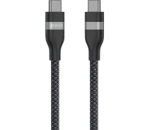 Купить - адаптер и кабель  Кабель ANKER Type-C/Type-C 240W 1.8m Upcycled-Braided (A82E2H12) черный