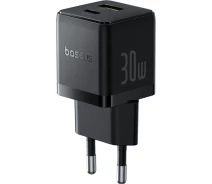 Купить - зарядное устройство для телефона и планшета  Зарядное устройство Baseus C+U 30W (P1011160A113-00)черный