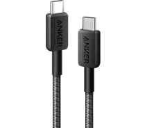 Купить - адаптер и кабель  Кабель ANKER 322 Type-C/Type-C 1.8m Nylon (A81F6G11) черный