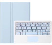 Купить - чехол  Чехол-книжка с беспроводной клавиатурой (TouchPad) BeCover для Xiaomi Redmi Pad SE 11" Light Blue (712398)
