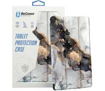 Купить - чехол  Чехол-книга Soft Edge TPU BeCover с креплением для стилуса для Xiaomi Redmi Pad SE 8.7" Gray Marble (712575)