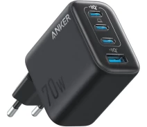 Купить - зарядное устройство для телефона и планшета  Сетевая зарядка ANKER Charger 70W 3C + U(A121CG11) черный
