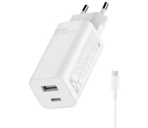 Купить - зарядное устройство для телефона и планшета  Mi 65W GaN Charger(Type-A+Type-C)EU