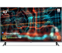 Купить - телевизор и мультимедиа  Телевизор 43" Xiaomi Mi TV UHD 4S Smart TV Silver