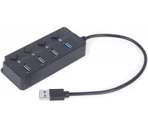 Купить - планшет  Концентратор USB2.0/USB3.2 Gen2 Gembird UHB-U3P1U2P3P-01