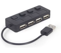 Купить - кардридер  Концентратор USB2.0 Gembird UHB-U2P4-05