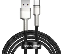 Купить - адаптер и кабель  Кабель Baseus USB to Type-C 66W 2m (CAKF000201) черный