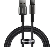 Купить - адаптер и кабель  Кабель Baseus USB to Type-C 100W 1m (CAWJ000001) черный