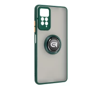 Купить - чехол для смартфона  Чехол ArmorStandart Frosted Matte Ring Dark Green (ARM68383) для Xiaomi Redmi Note 12 Pro 4G